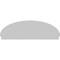 Ekena Millwork Elliptical Smooth Architectural Grade PVC Combination Pediment, 84"W x 27-7/8"H x 2-3/4"P PEDPC084X280ELL00 - alternate 4